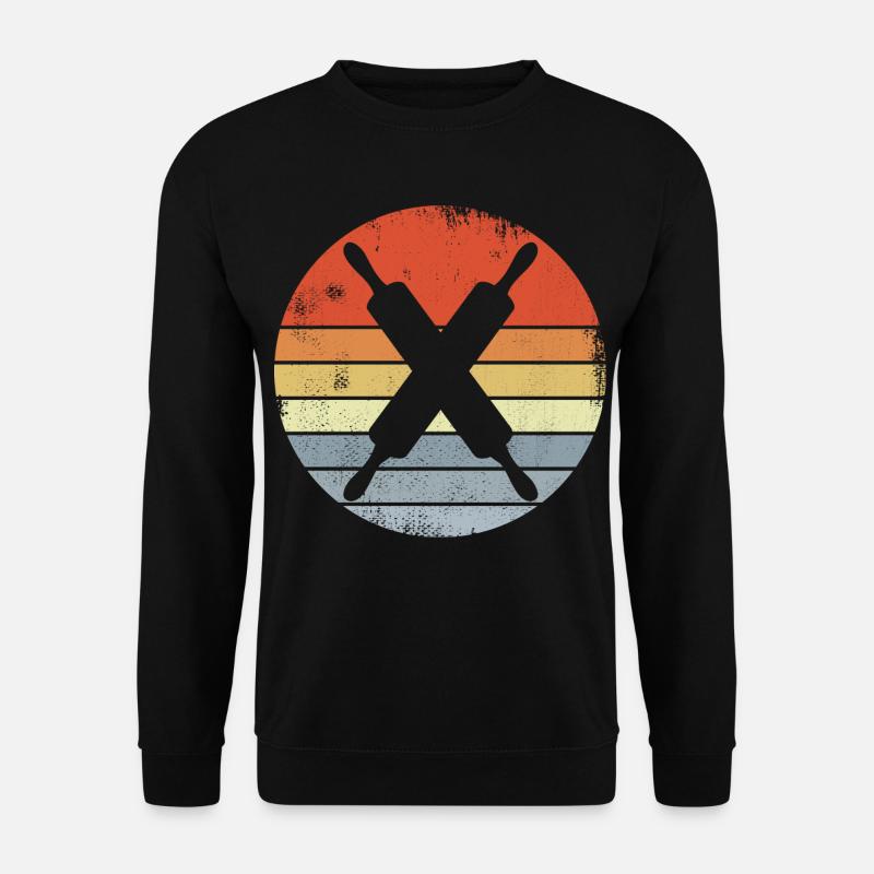 Rolling pin - Unisex Sweatshirt - black