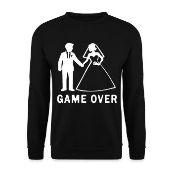 Newlyweds Game Over Marriage - Unisex Sweatshirt - black - Front - Alina (178cm) & Michal (187cm)