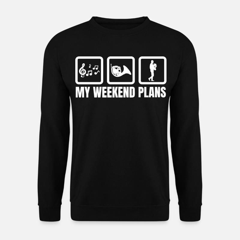 Mes projets pour le week-end - Sweat-shirt Unisexe - noir