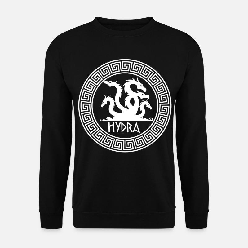 Symbole de l'hydre blanche - Sweat-shirt Unisexe - noir