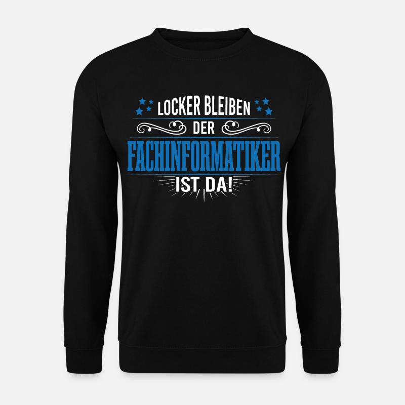 Fachinformatiker programmierer support admin - Unisex Pullover - Schwarz