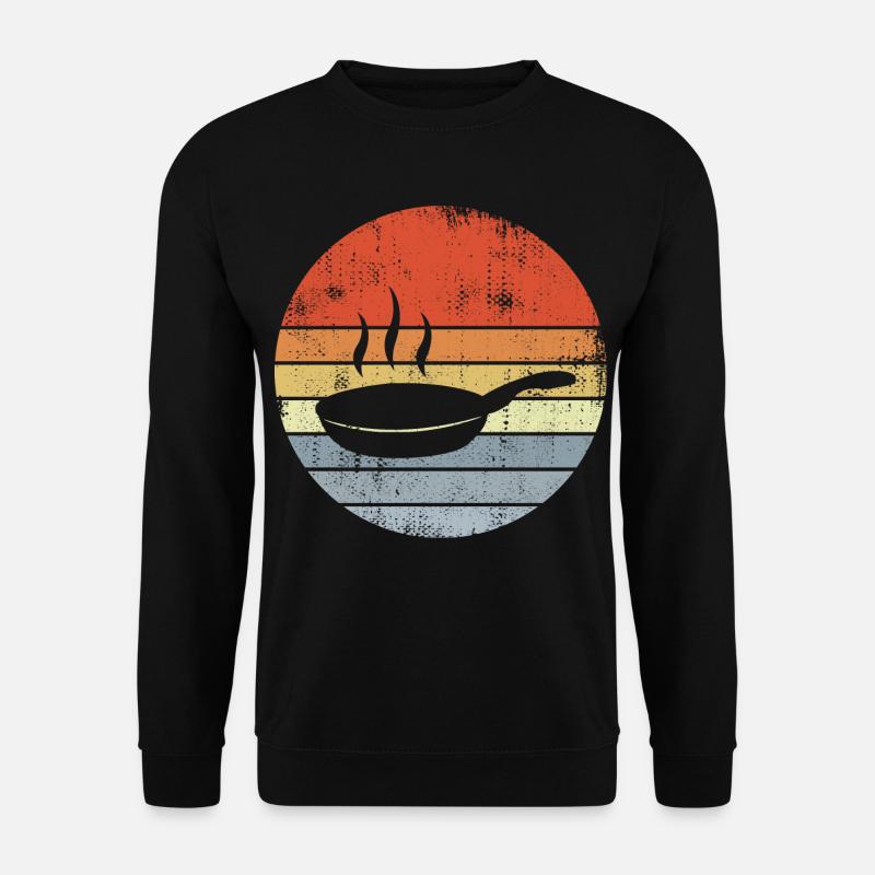 Kochbratpfanne - Unisex Pullover - Schwarz
