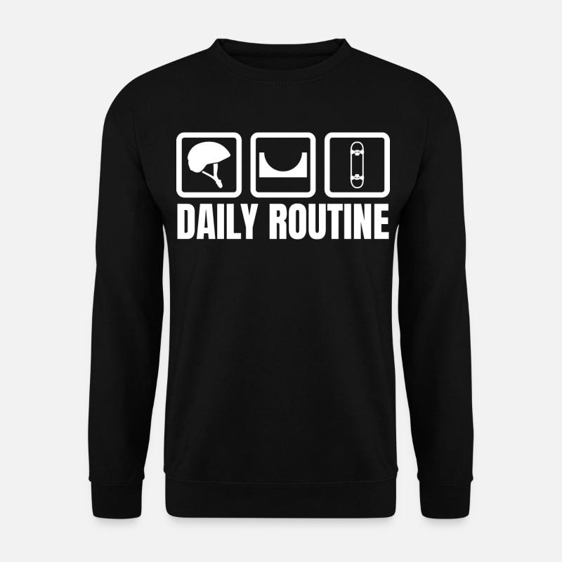 Skater Routine - Unisex Pullover - Schwarz