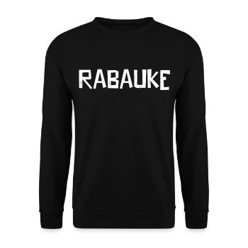 Rabauke - Unisex Pullover - Schwarz - Vorne - Alina (178cm) & Michal (187cm)