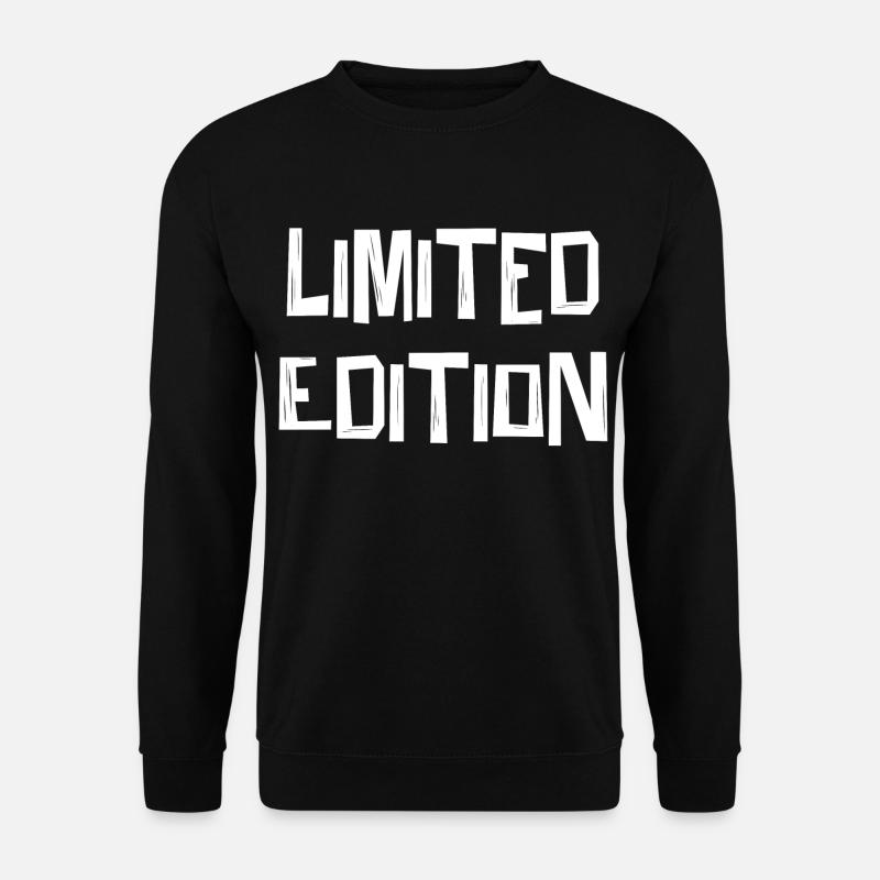 Lettrage en édition limitée - Sweat-shirt Unisexe - noir