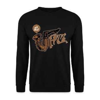 Tout ce jazz - Sweat-shirt Unisexe - noir - Devant - Alina (178cm) & Michal (187cm)