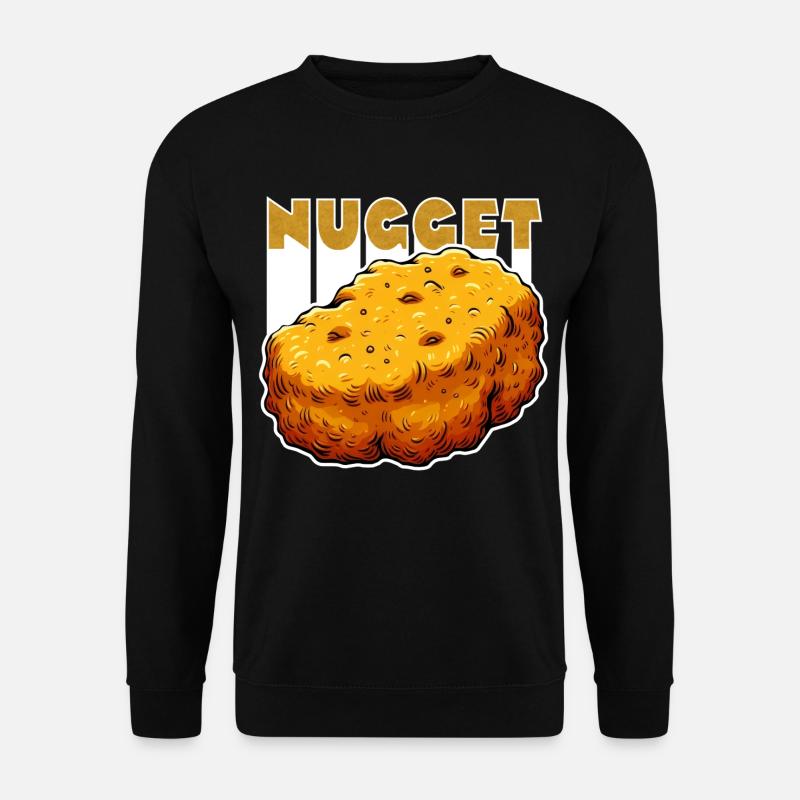 Nugget-Love Nugget de poulet - Sweat-shirt Unisexe - noir