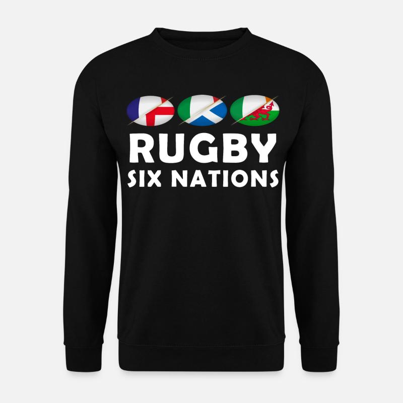 RUGBY SIX NATIONS - Unisex Pullover - Schwarz