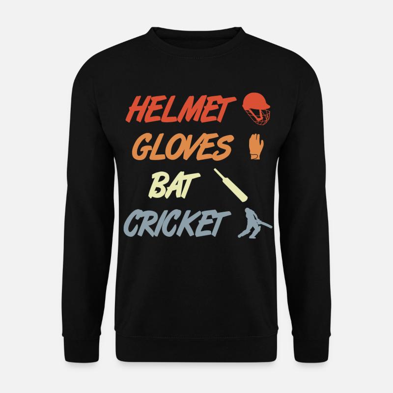Cricket Spruch - Unisex Pullover - Schwarz