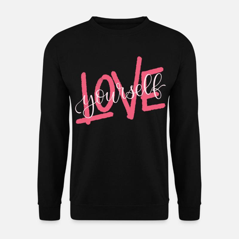LOVE yourself - Unisex Pullover - Schwarz