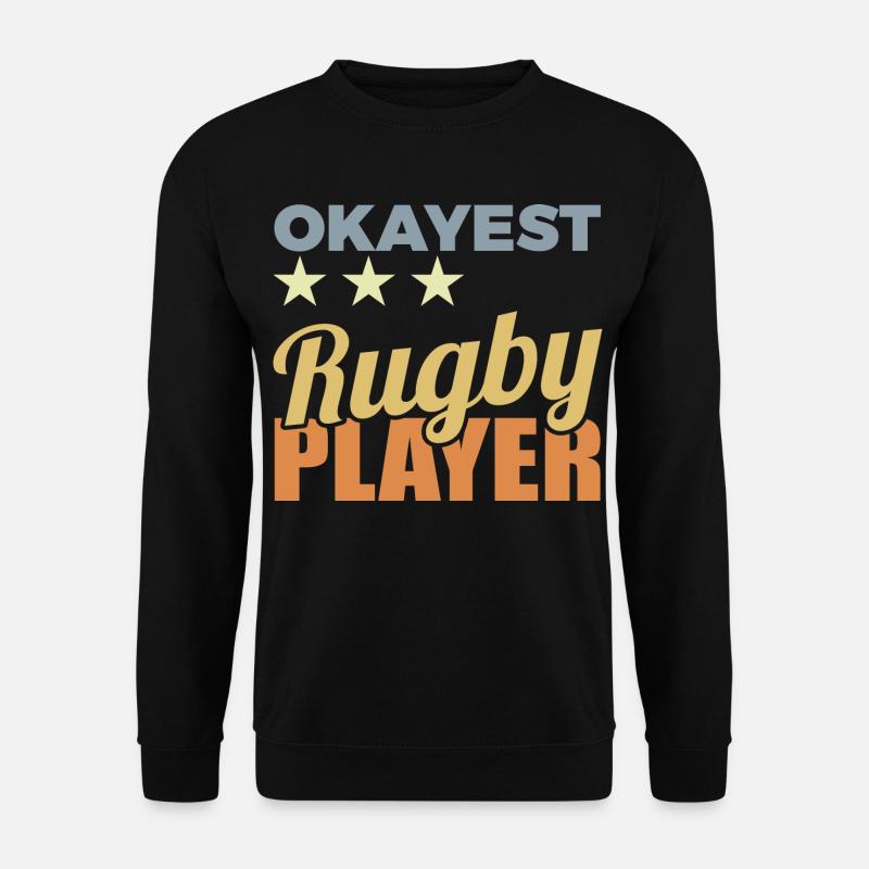 Durchschnittlicher Rugbyspieler - Unisex Pullover - Schwarz