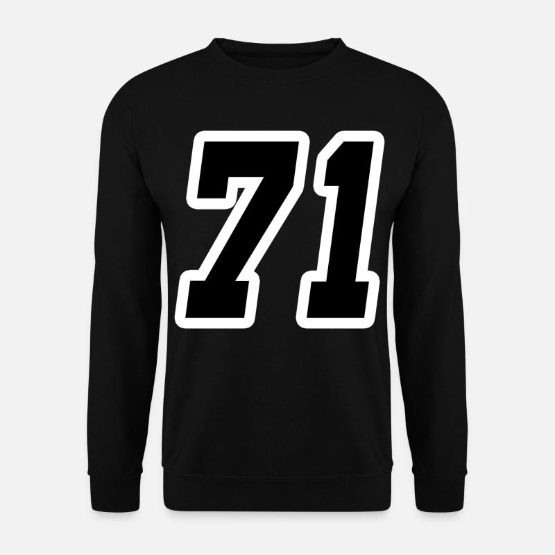 Nummer einundsiebzig 71 - Unisex Pullover - Schwarz