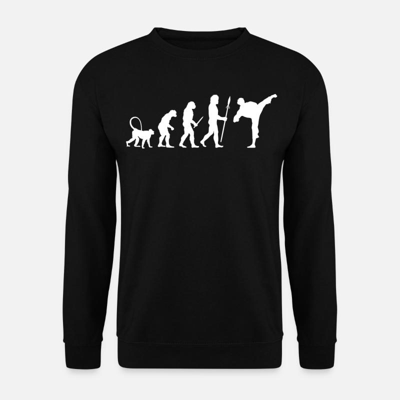 Évolution du karaté - Sweat-shirt Unisexe - noir