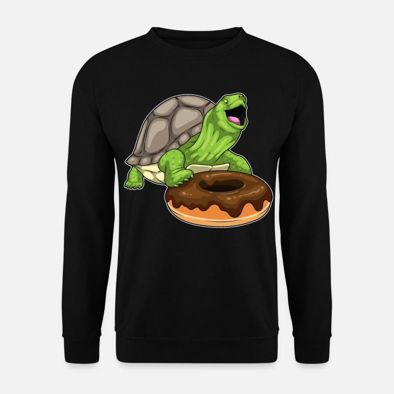 Turtle Donut - Unisex Sweatshirt - black