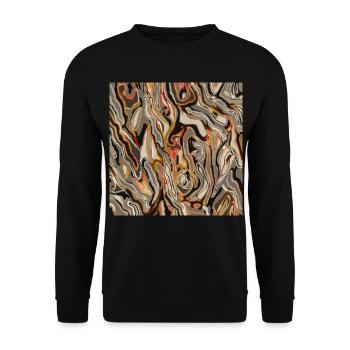 Semblable au bois - Sweat-shirt Unisexe - noir - Devant - Alina (178cm) & Michal (187cm)