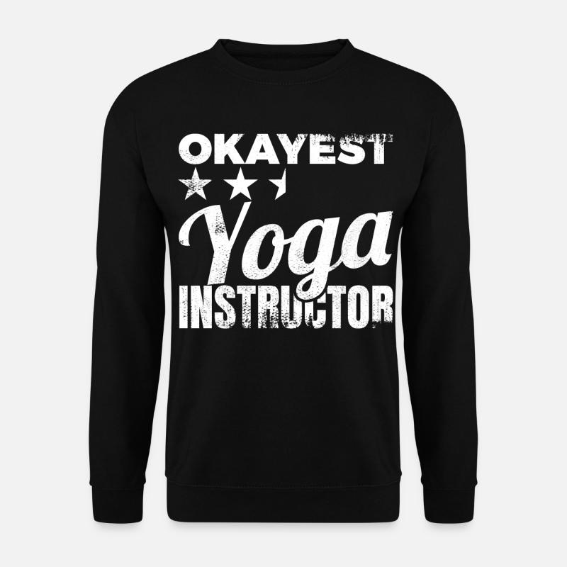 Durchschnittlicher Yogalehrer - Unisex Pullover - Schwarz