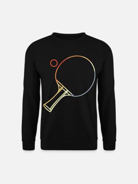 Table Tennis Sketch - Unisex Sweatshirt - black