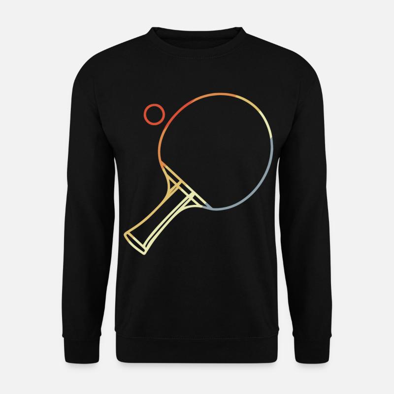 Table Tennis Sketch - Unisex Sweatshirt - black