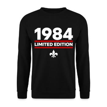 1984 Limited Edition - Unisex Sweatshirt - black - Front - Alina (178cm) & Michal (187cm)