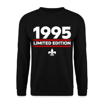 1995 Limited Edition - Unisex Sweatshirt - black - Front - Alina (178cm) & Michal (187cm)