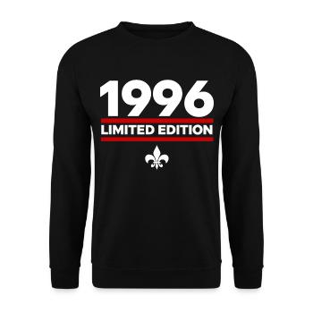 1996 Limited Edition - Unisex Sweatshirt - black - Front - Alina (178cm) & Michal (187cm)
