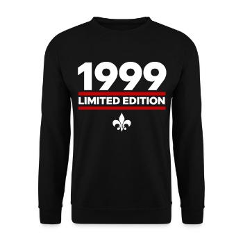 1999 Limited Edition - Unisex Sweatshirt - black - Front - Alina (178cm) & Michal (187cm)