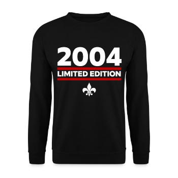 2004 Limited Edition - Unisex Sweatshirt - black - Front - Alina (178cm) & Michal (187cm)