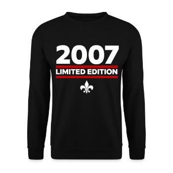 2007 Limited Edition - Unisex Sweatshirt - black - Front - Alina (178cm) & Michal (187cm)