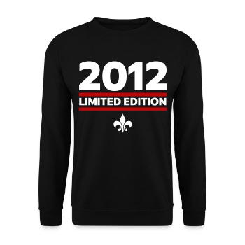 2012 Limited Edition - Unisex Sweatshirt - black - Front - Alina (178cm) & Michal (187cm)
