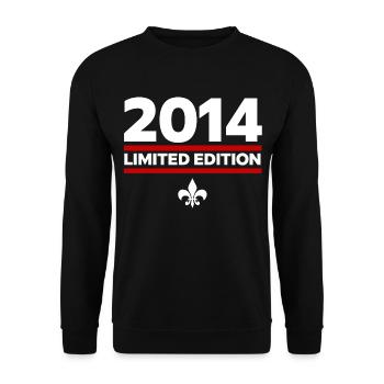 2014 Limited Edition - Unisex Sweatshirt - black - Front - Alina (178cm) & Michal (187cm)