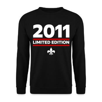 2011 Limited Edition - Unisex Sweatshirt - black - Front - Alina (178cm) & Michal (187cm)