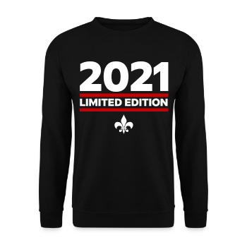 2021 Limited Edition - Unisex Sweatshirt - black - Front - Alina (178cm) & Michal (187cm)