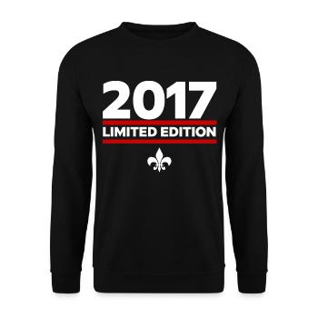 2017 Limited Edition - Unisex Sweatshirt - black - Front - Alina (178cm) & Michal (187cm)