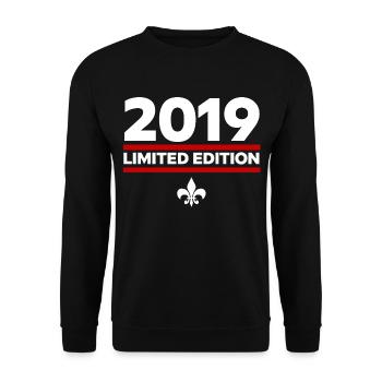 2019 Limited Edition - Unisex Sweatshirt - black - Front - Alina (178cm) & Michal (187cm)