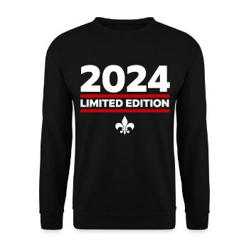 2024 Limited Edition - Unisex Sweatshirt - black - Front - Alina (178cm) & Michal (187cm)