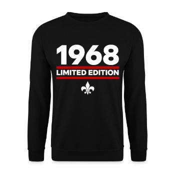 1968 Limited Edition - Unisex Sweatshirt - black - Front - Alina (178cm) & Michal (187cm)