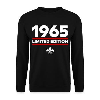 Édition limitée de 1965 - Sweat-shirt Unisexe - noir - Devant - Alina (178cm) & Michal (187cm)