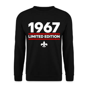 1967 Limited Edition - Unisex Sweatshirt - black - Front - Alina (178cm) & Michal (187cm)