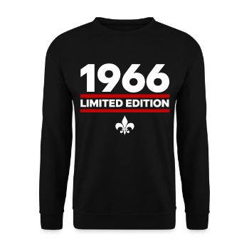 Édition limitée de 1966 - Sweat-shirt Unisexe - noir - Devant - Alina (178cm) & Michal (187cm)
