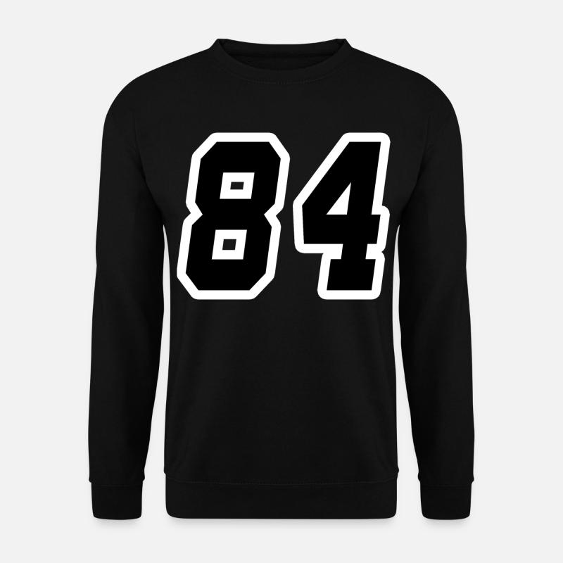 Nummer vierundachtzig 84 - Unisex Pullover - Schwarz