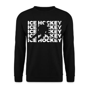 Hockey sur glace - Sweat-shirt Unisexe - noir - Devant - Alina (178cm) & Michal (187cm)
