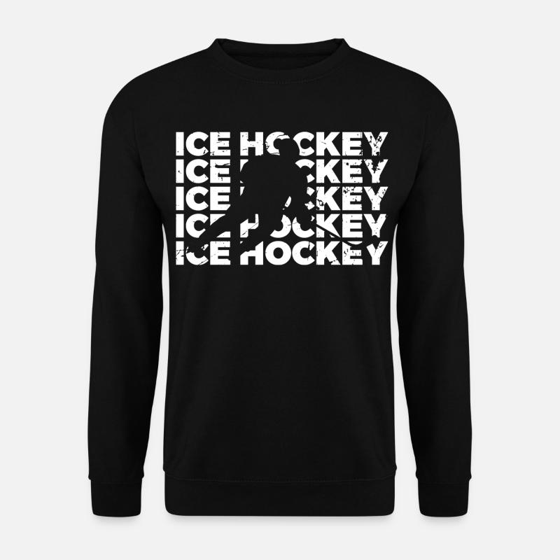Eishockey - Unisex Pullover - Schwarz