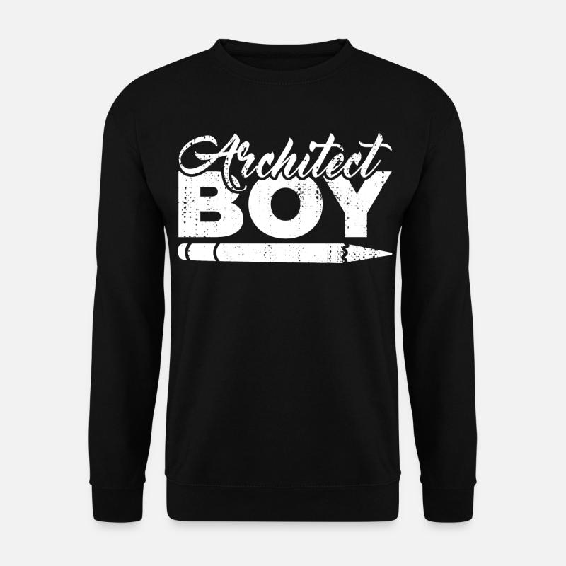 Architekt Junge - Unisex Pullover - Schwarz