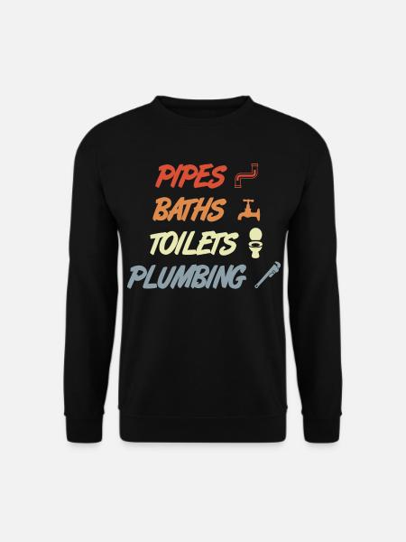 Plumbing - Unisex Sweatshirt - black