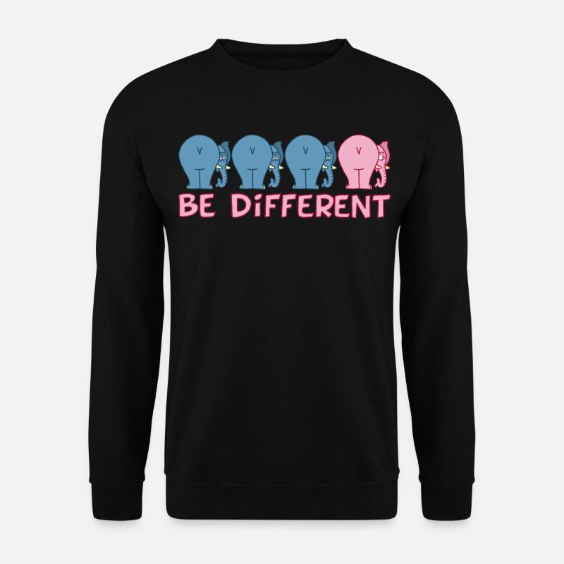 A different elephant - Unisex Sweatshirt - black