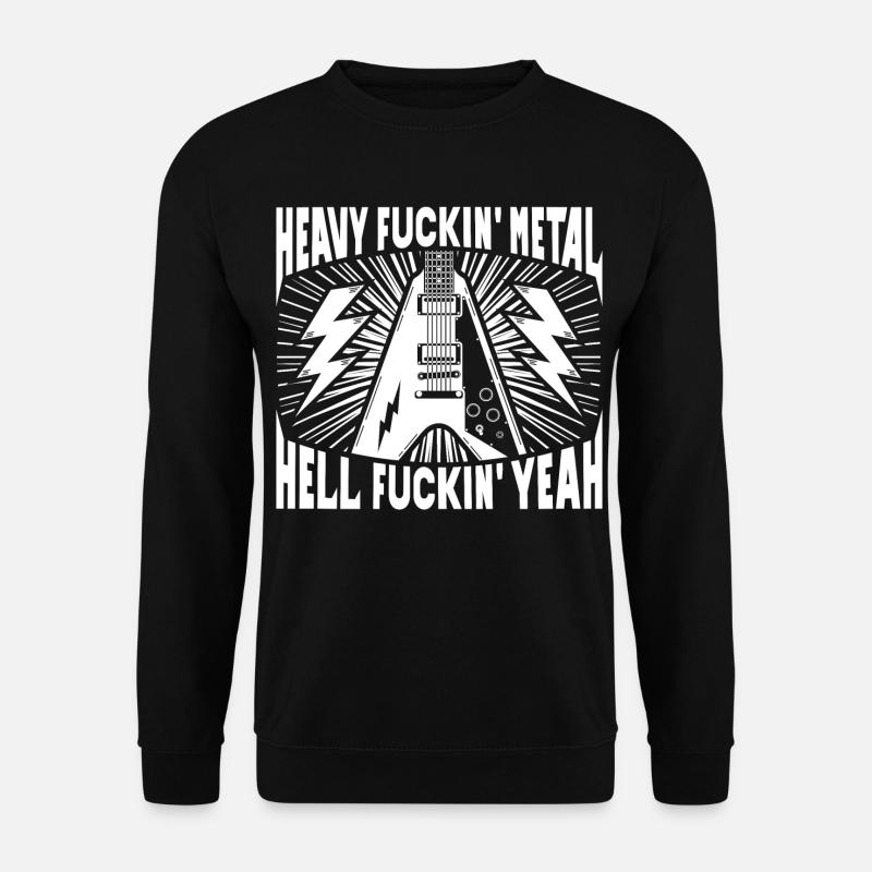 Heavy Metal Hell Yeah! - Unisex Sweatshirt - black