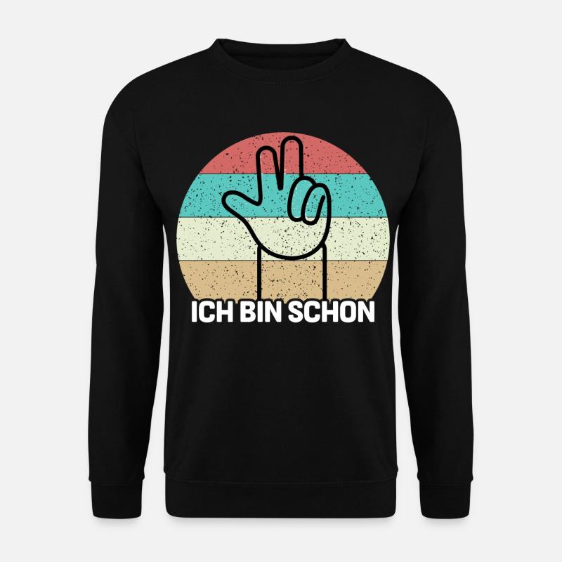Ich bin schon 3 - Unisex Pullover - Schwarz