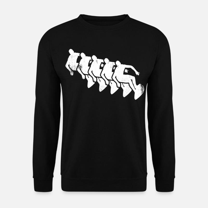 Wave Rider Drawing - Unisex Sweatshirt - black