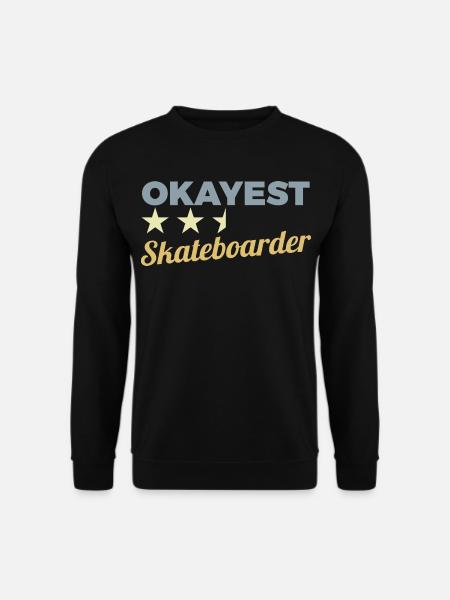 Okayester Skateboarder - Unisex Pullover - Schwarz