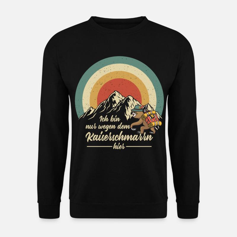 Wandern Kaiserschmarrn  - Unisex Pullover - Schwarz